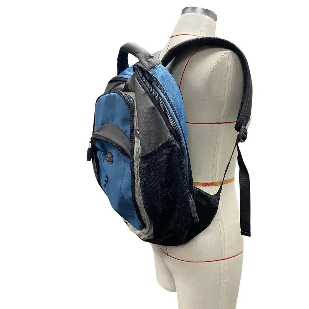 Samsonite Blue Grey Black Laptop Travel School Backpack